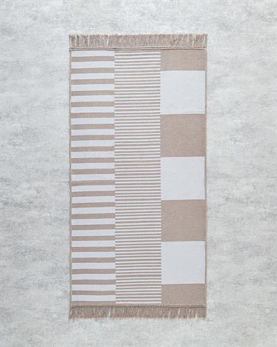 Тъкан Килим Памук/Памучен полиестер 80x150 cm Кремав