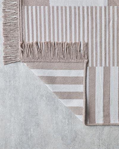 Тъкан Килим Памук/Памучен полиестер 80x150 cm Кремав