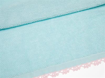 Waffle ХАВЛИИ ЗА РЪЦЕ С дантела Копанакили 30x45 cm Blue.