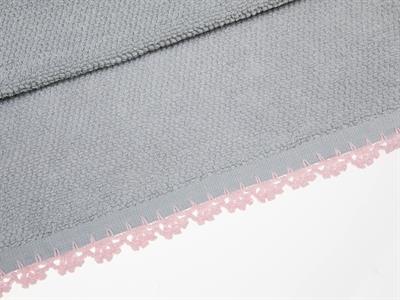 Waffle ХАВЛИИ ЗА РЪЦЕ С дантела Копанакили 30x45 cm Gray