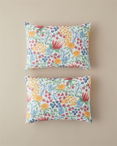 Water Lily Кълъфка За Възглавница 2Бр., Лесно За Гладене, Розово, 50 X 70 Cm