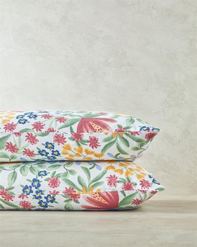 Water Lily Кълъфка За Възглавница 2Бр., Лесно За Гладене, Розово, 50 X 70 Cm