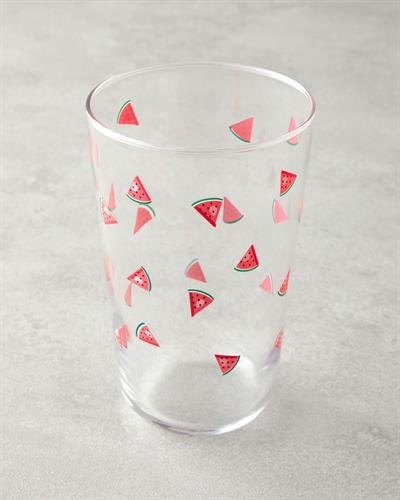 Watermellies Чаша 3 бр. Стъкло 400 мл Червен