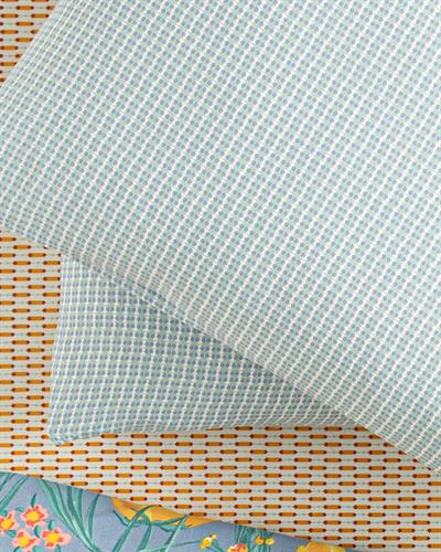 Wave Dots Кълъфка За Възглавница 2Бр., Лесно За Гладене, Селедон, 50 X 70 Cm