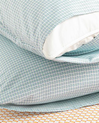 Wave Dots Кълъфка За Възглавница 2Бр., Лесно За Гладене, Селедон, 50 X 70 Cm