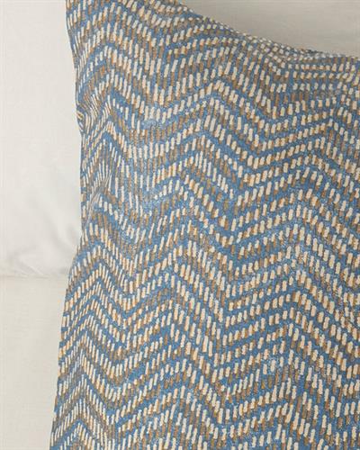 Wave Stripe Калъфка За Възглавница Единичен Памучен 80x80 cm Син