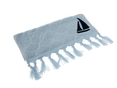 Wave Tassels ХАВЛИИ ЗА РЪЦЕ Апликирано Жакардов 30x45 cm Blue.