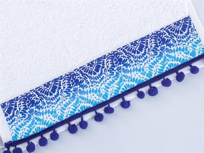 Wavey ХАВЛИИ ЗА РЪЦЕ Отпечатано 30x45 cm White