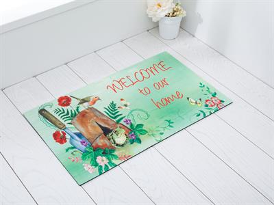 Welcome ИЗСТРИВАЛКА Отпечатано 45x75 cm Green