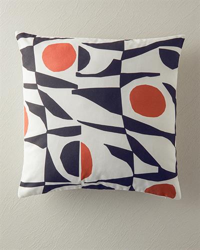 Wendy Cover Throw Pillows 45x45 cm Ecru - Brick