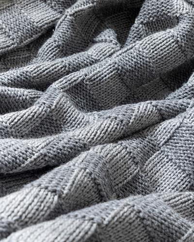 West Pole Шал За Кресло Трикотаж, Сиво-Антрацит, 130 X 170 Cm