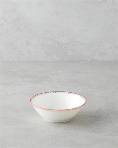 Купа Костен порцелан 15 см Червен - Зелен