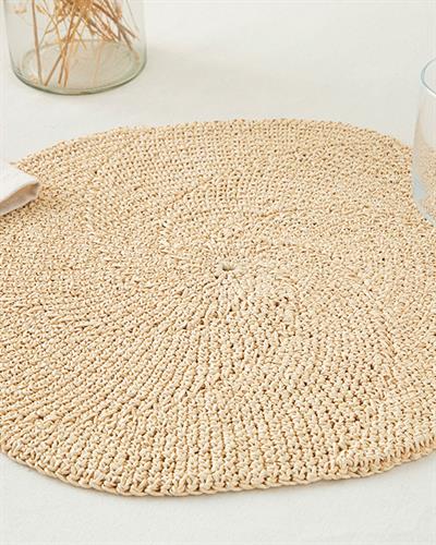 Wicker Weave Американзки Сервиз Кремово, 37 Cm