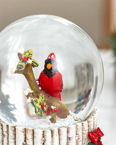 Wild Bird Музикална Кутия Бяло, 10,5 X 10,5 X 14,3 Cm