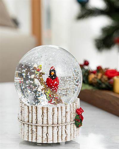 Wild Bird Музикална Кутия Бяло, 10,5 X 10,5 X 14,3 Cm