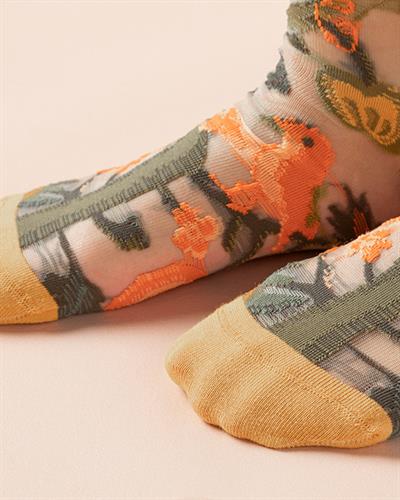 Wild Flower Тънки Чорапи Жена 36-40 Оранжев