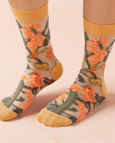 Wild Flower Тънки Чорапи Жена 36-40 Оранжев