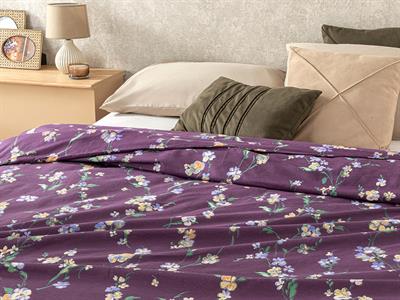 Wild Pansies Плик За Завивка Екстра кралски Памучен 260X240 CM Дамсон