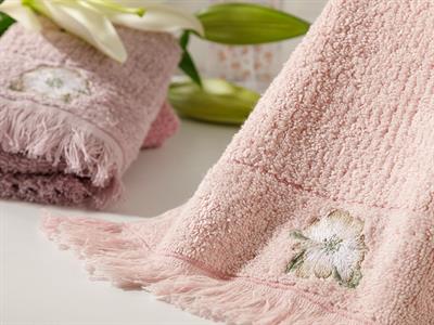 Wild Rose ХАВЛИИ ЗА РЪЦЕ Бродирани 30x45 cm Powder Pink.