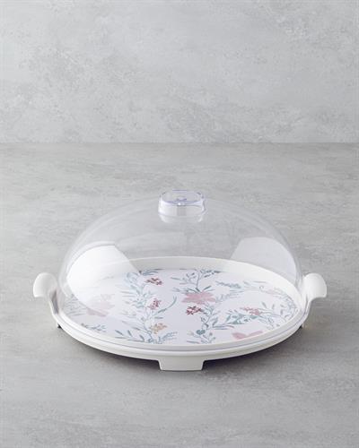 Стойка За Кекс Меламин 30 см Шарен