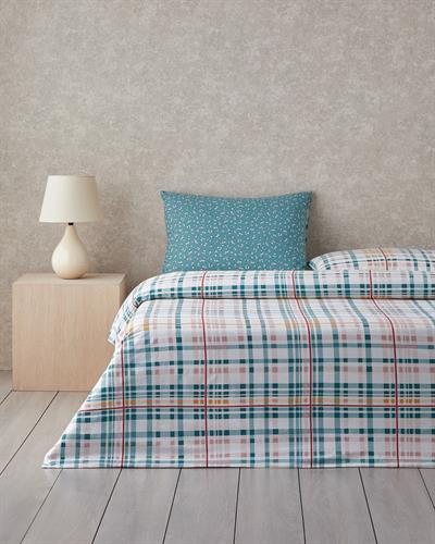 Спален Комплект Единичен Памучен 160x200 см Зелен