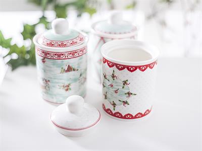 Winter Dream КУТИЯ ЗА СЪХРАНЕНИЕ 3 бр. Bone China . Mix