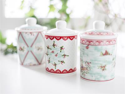 Winter Dream КУТИЯ ЗА СЪХРАНЕНИЕ 3 бр. Bone China . Mix