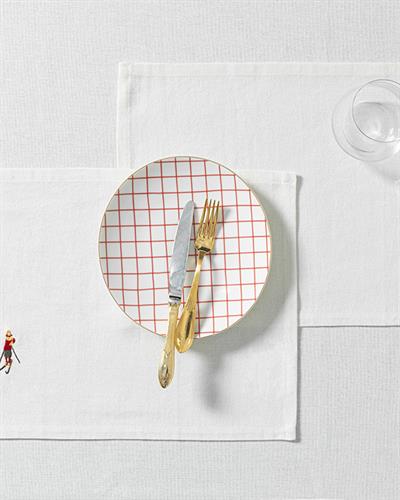 Winter Enjoy Американзки Сервиз Памучен, Кремово, 30 X 45 Cm