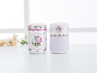 Winter Rose Съд за Поправки 2 комплект Bone China . Pink