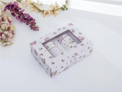 Winter Rose Съд за Поправки 2 комплект Bone China . Pink