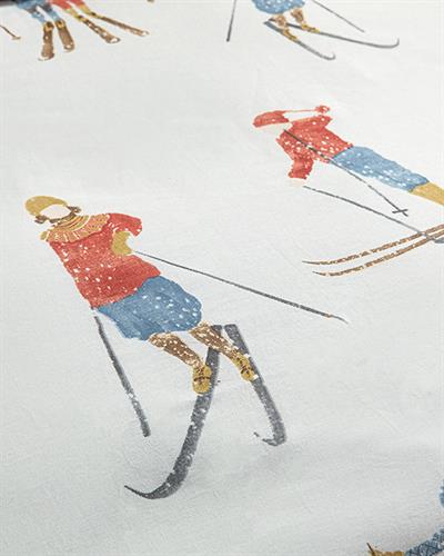 Winter Vacay Спално Бельо Компле Двоен Размер, Памучен, Червено, 200 X 220 Cm