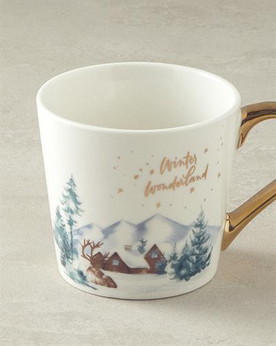 New Bone China Cup 370 ml Gold
