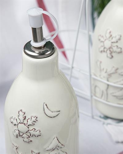 Winterland Съд За Олио Или Оцет Доломит 19,5 см Бежов