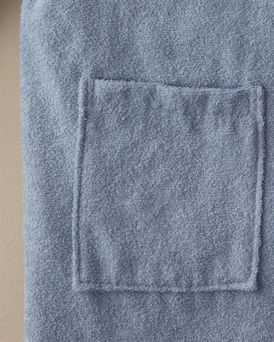 Wolin Халат За Баня С борд Памучен полиестер L-XL Син