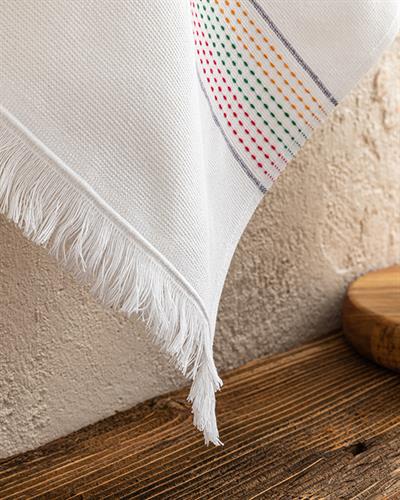 Woyera Кърпа За Изсушаване Памучен, Бяло, 40 X 60 Cm