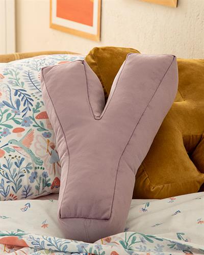 Y Decorative Cushion 40x27 cm Lilac.