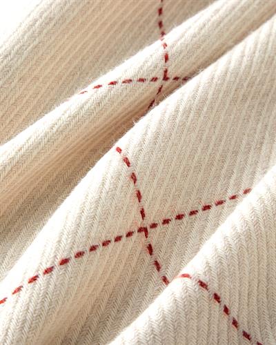 Yumi Шал За Диван 140x170 см Екрю - Червен