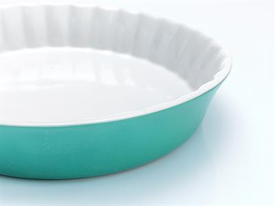 Yuvarlak ТЕПСИЯ ЗА ФУРНА Единичен Керамичен 23,5x23,5x4,8 cm Mint