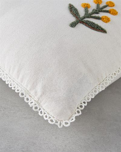 Zairan Декоративна Възглавница 33x50 см Натурален..