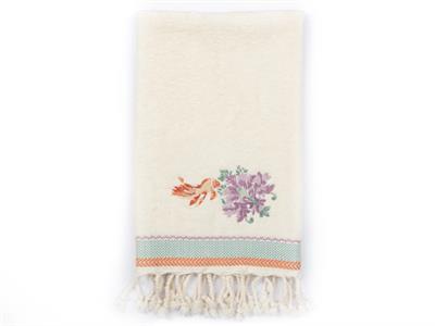 Zen Damask ХАВЛИЯ ЗА ЛИЦЕ Бродирани 50x80 cm Cream-Lilac