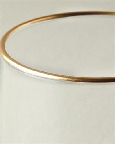 Zett Чаша За Безалкохолно 3 Бр., Стъкло, Златисто, 365 Ml