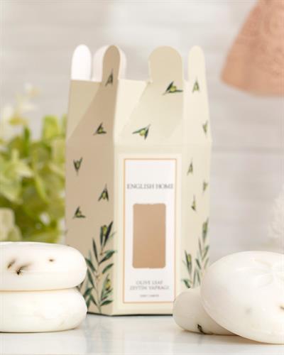 Zeytin Yaprağı Özlü Solid Soap 4x45 gr White