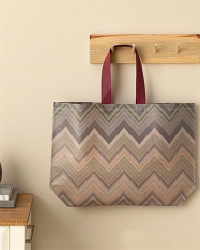 Zigzag Пазарска Чанта Лилаво, 54,5 X 38 Cm