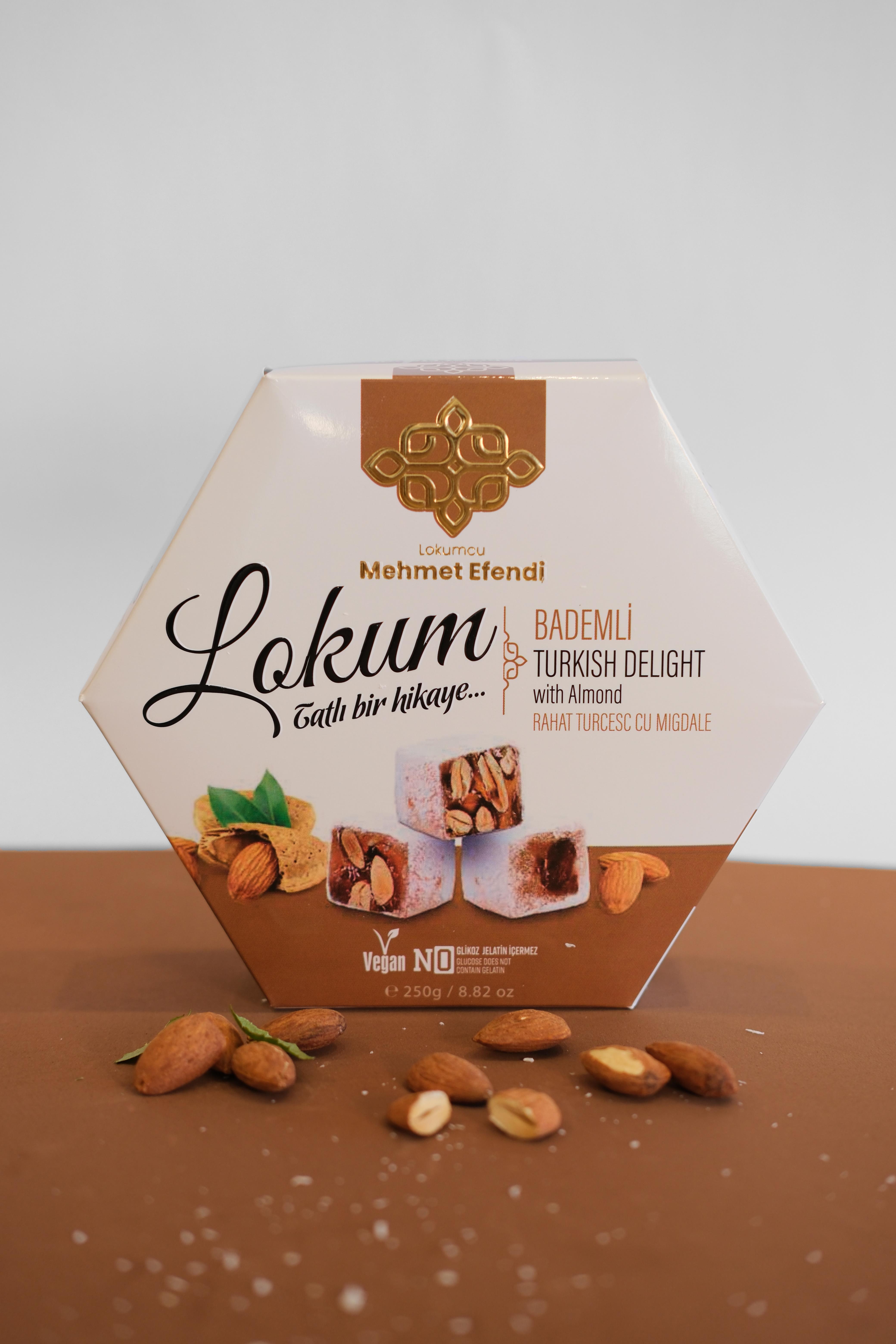 250 Gr Bademli Lokum