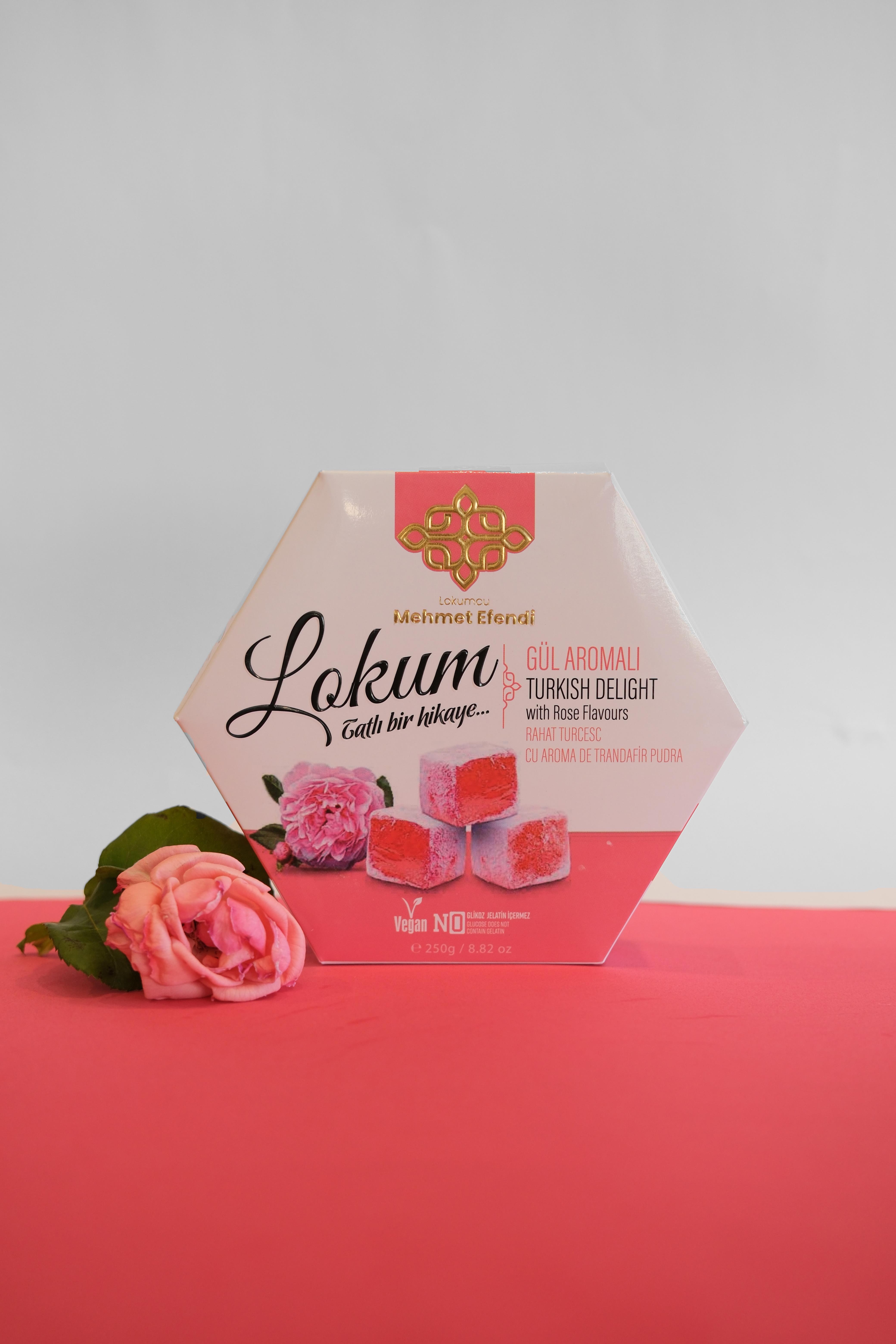 250 Gr Gül Aromalı Lokum