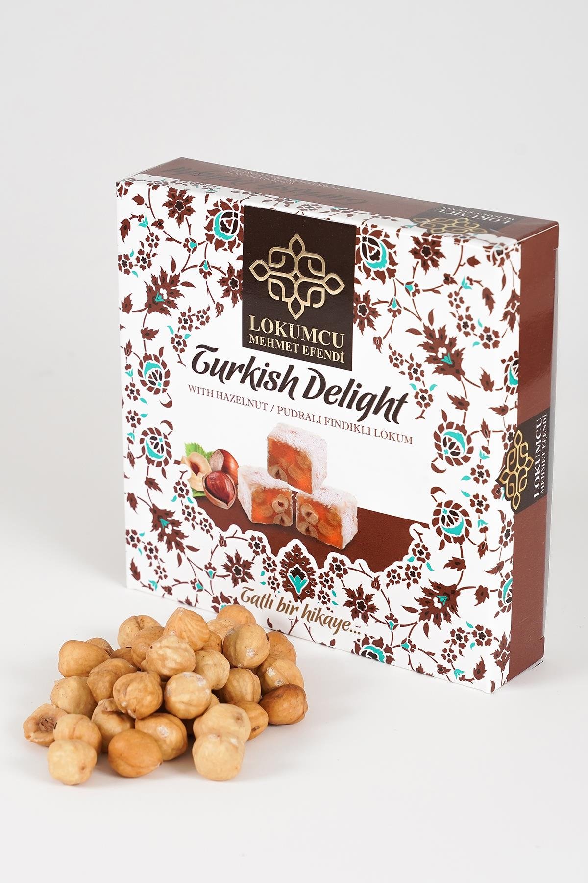 200 Gr Pudralı Fındıklı Lokum  200 Gr