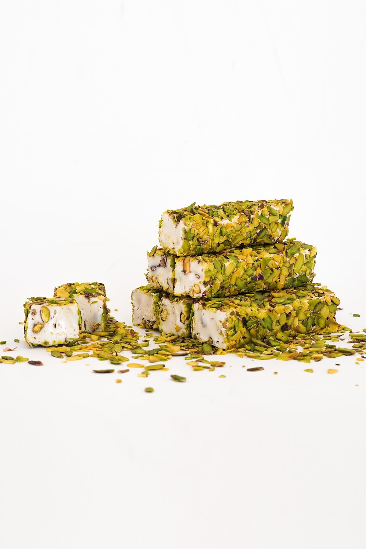 File Fıstıklı Vanilyalı Fıstıklı Kesme Fitil Lokum 500 Gr