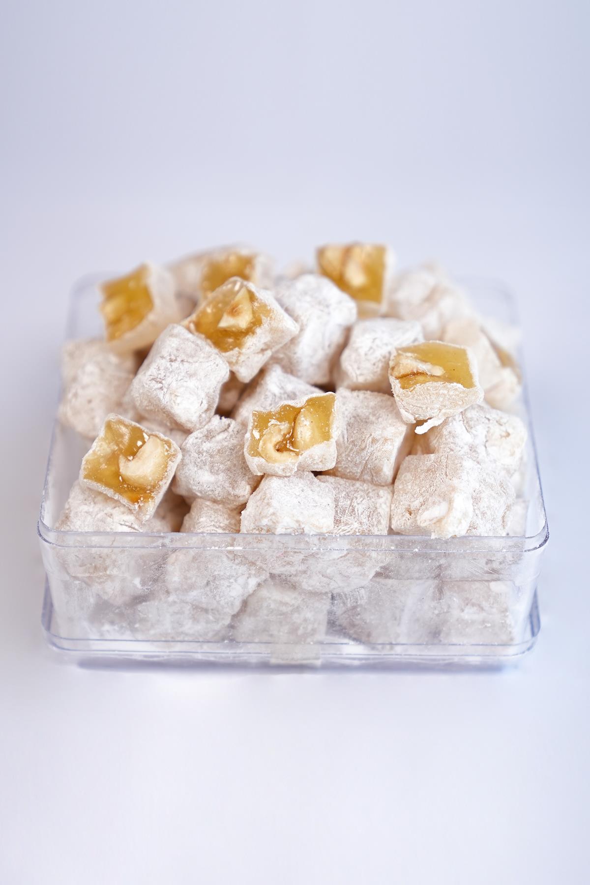 Pudralı Çifte Kavrulmuş Fındıklı Lokum 1 Kg