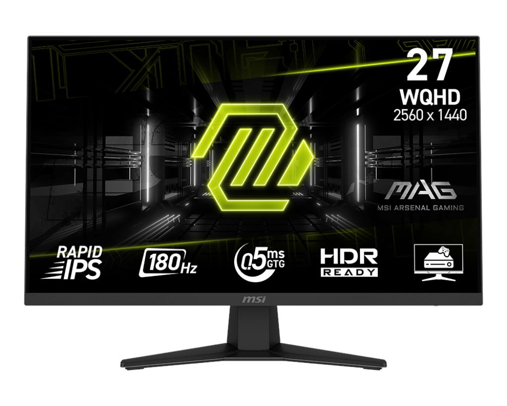 27 MSI MAG 274QF 0.5MS 180HZ 2K WQHD ADAPTIVE SYNC IPS GAMING