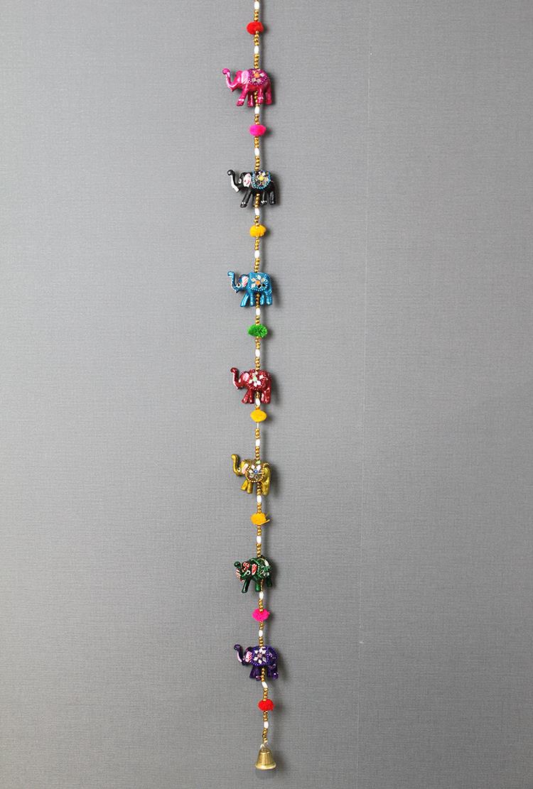 7'li Asmalı Aynalı Fil - Model 1